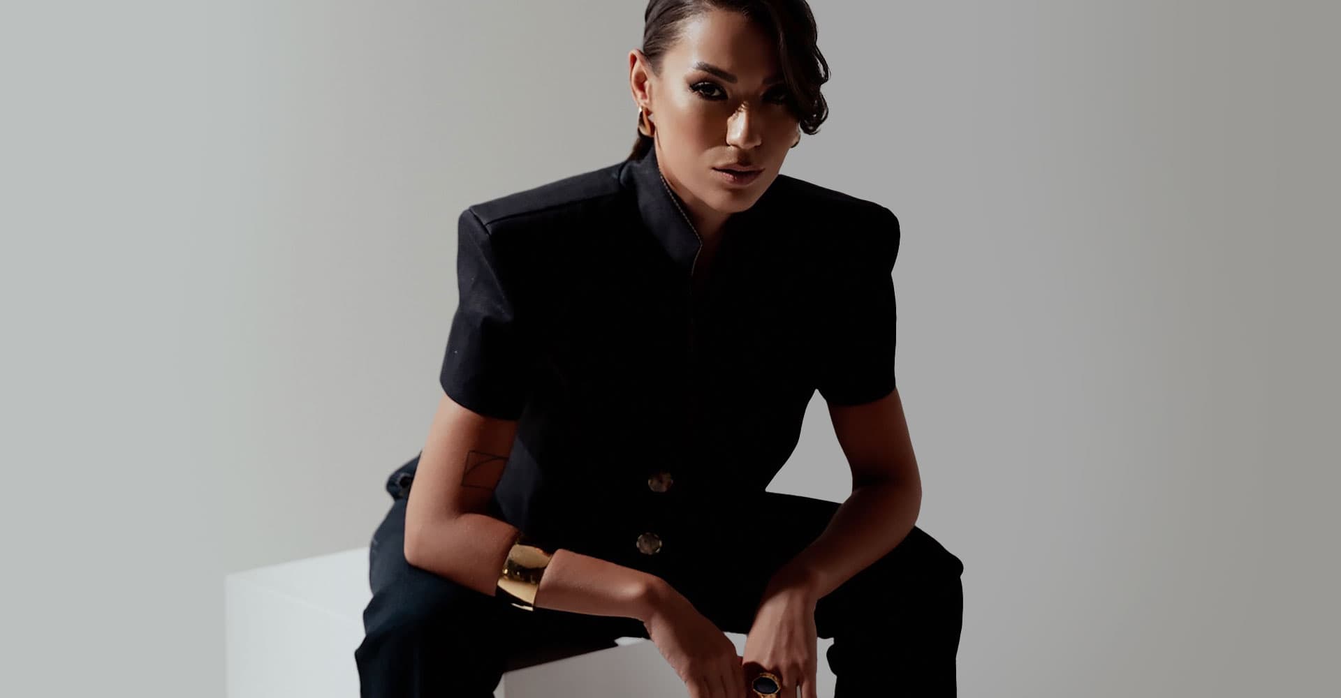 Ciavore Prima Materia — black structured garment