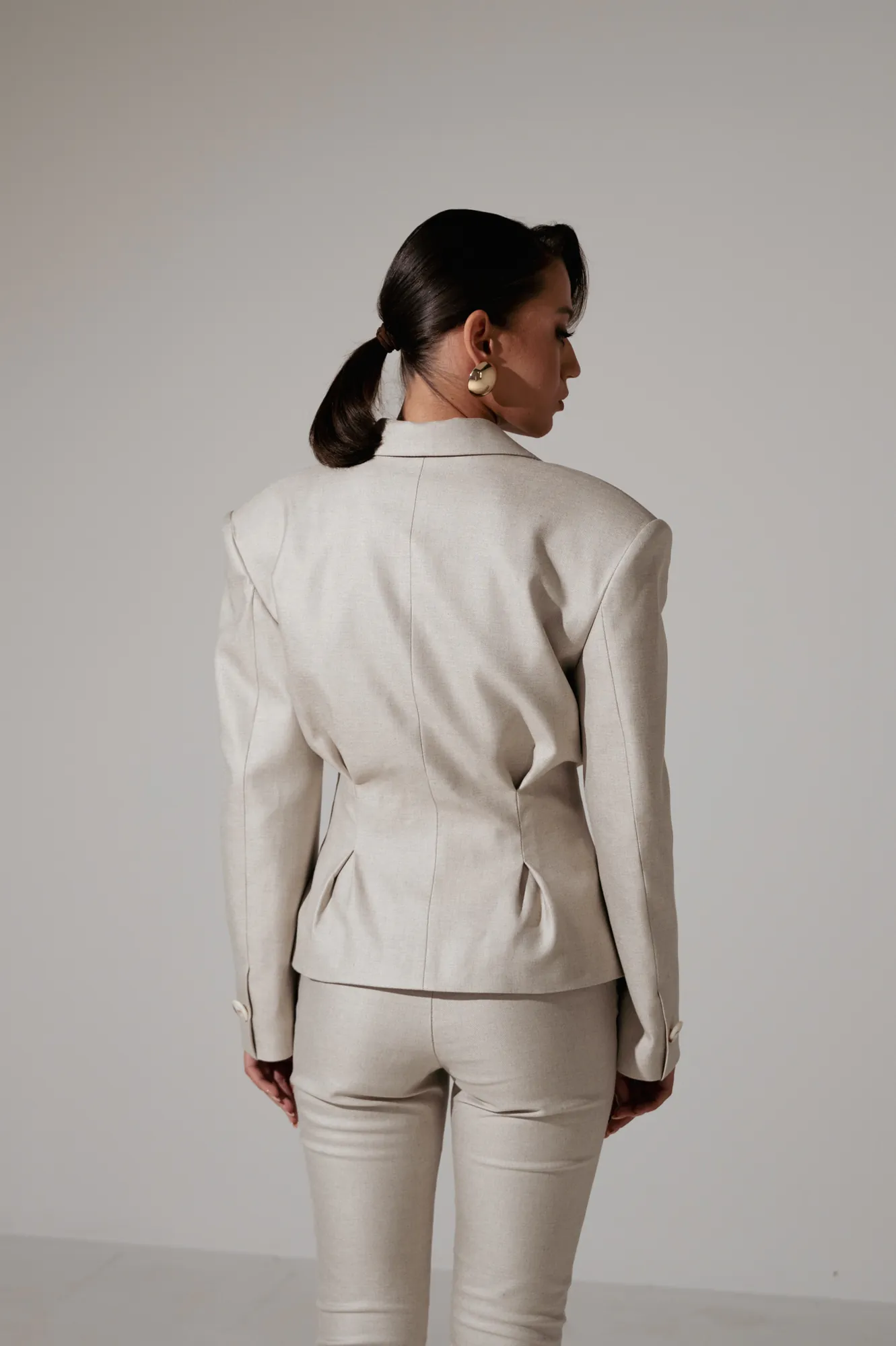 ARMATURE BLAZER - UNITED BEIGE — back