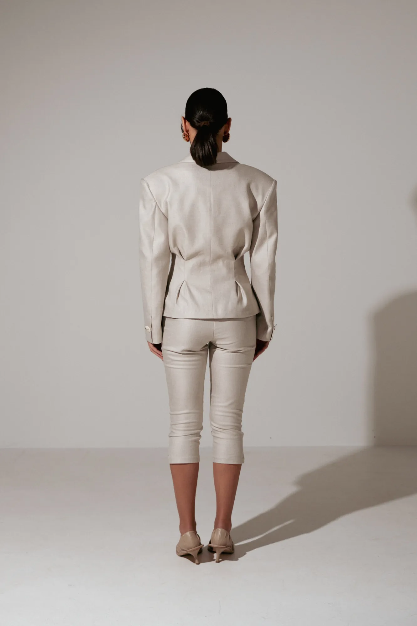 CAPRI ARMATURE PANTS - UNITED BEIGE — back